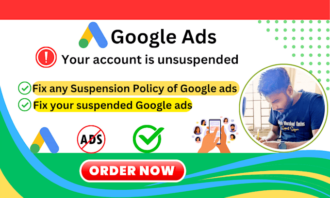fix suspended google ads account for unsuspend