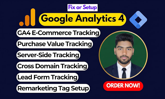 google analytics 4 setup and ga4 ecommerce tracking via GTM