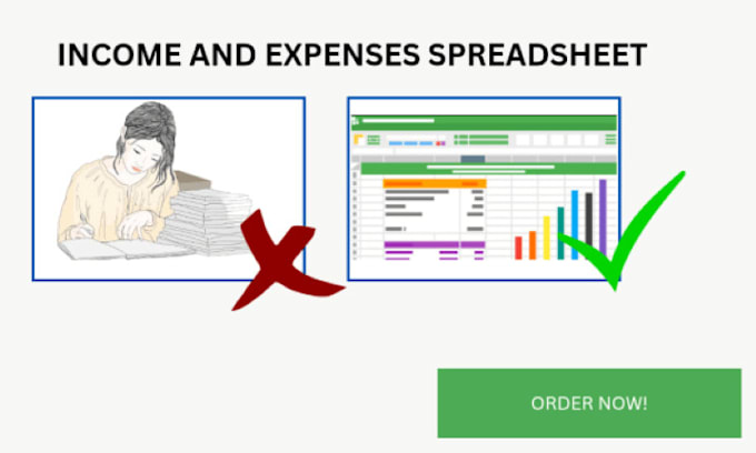 create a custom small business income and expense tracker spreadsheet