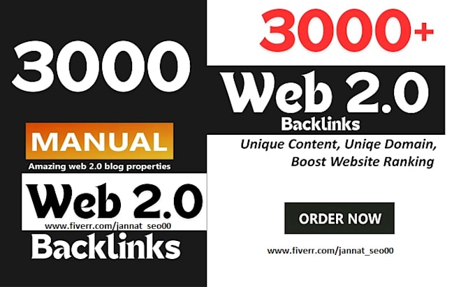 create 3000 web 2 0 backlinks