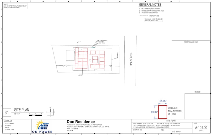 design residential solar pv permits plan sets