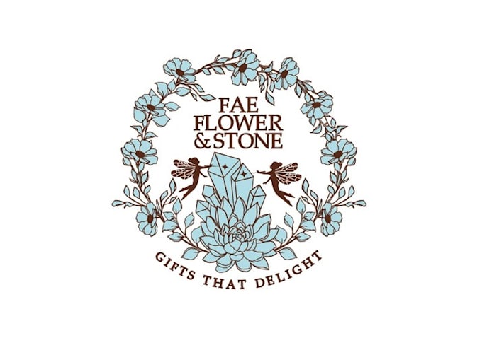 design magic whimsy elegance organic safe skincare logo