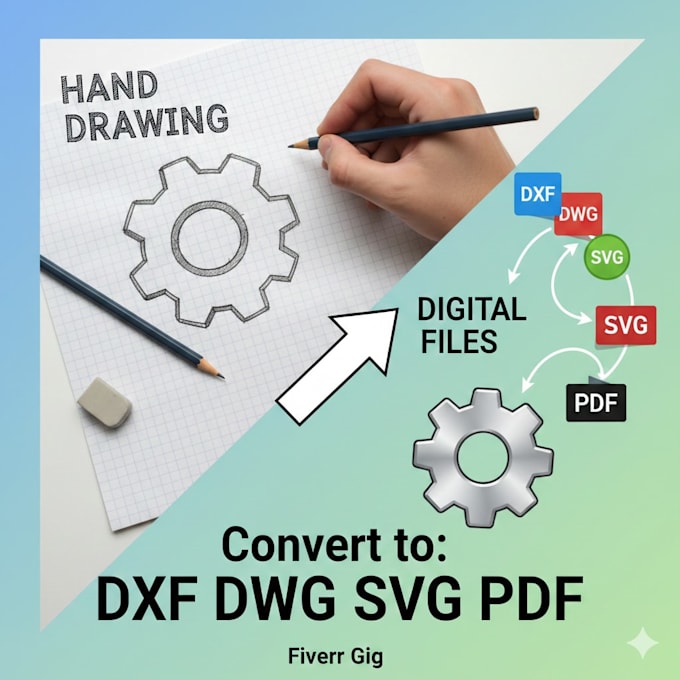 create dfx, file for laser cutting, cnc and plasma cutting
