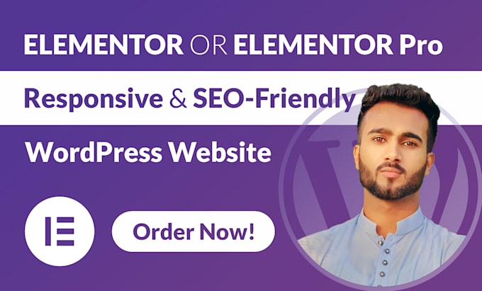 create a wordpress website or landing page with elementor pro