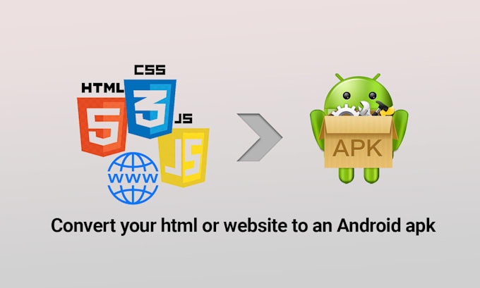 convert your html or website to an android app