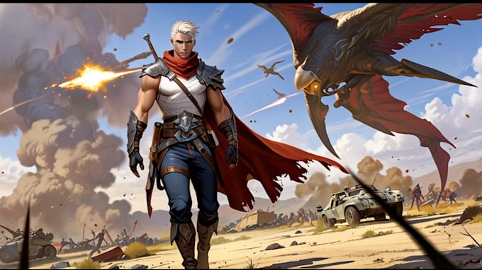 create fantasy concept art and dnd characters design