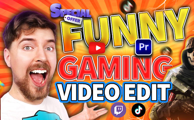 edit funny gaming videos for youtube