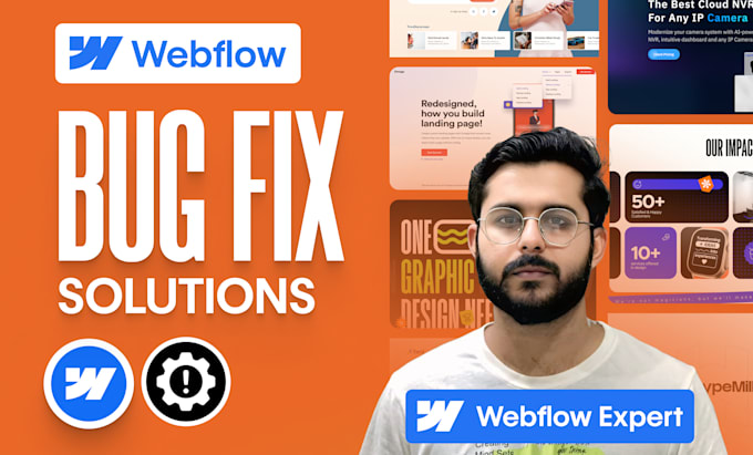 update or bug fix webflow website, convert figma to webflow