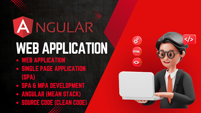 develop responsive angular web apps with rest API integration