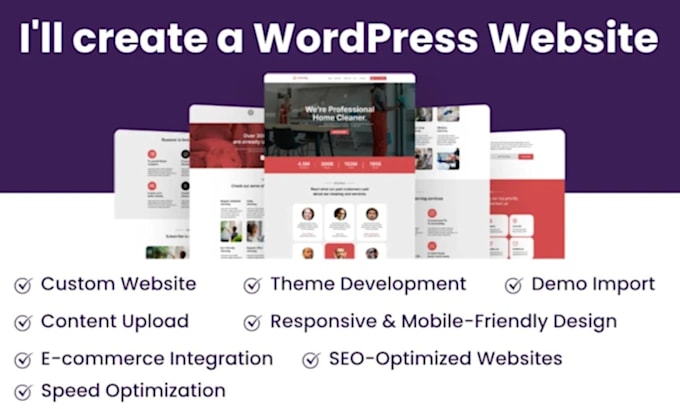 create a wordpress website for your business