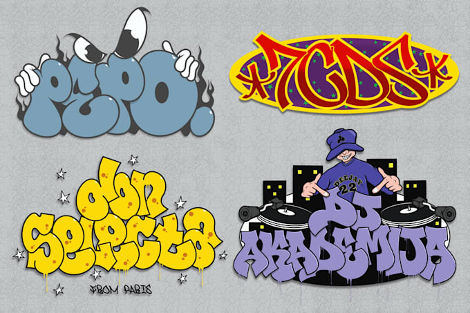 design for dj , music , record label , producer logo