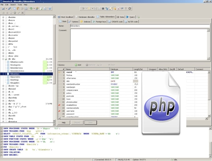 Help you with your php and mysql problems by Owentech | Fiverr
