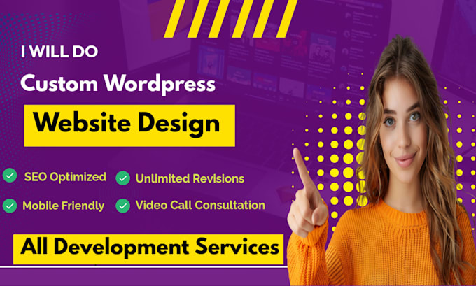 provide wordpress site design and development services