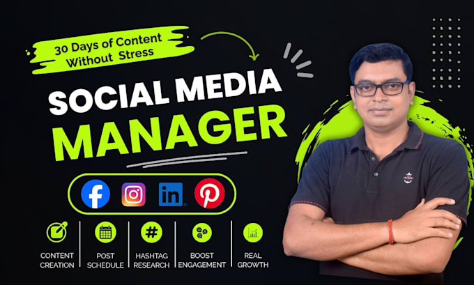 be your monthly social media marketing manager for real growth