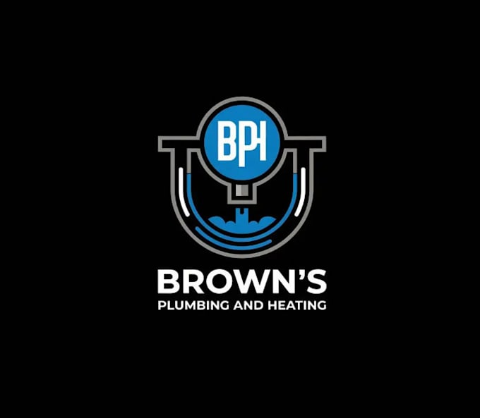 design greatest plumbing and heating logo