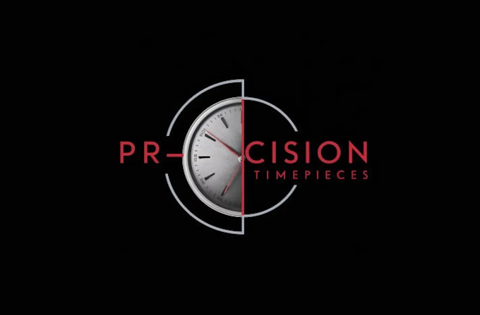 design advantageous clock watch company logo