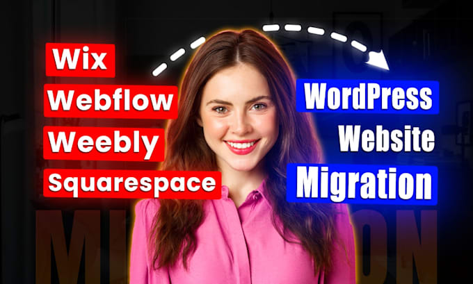 convert migrate, clone wix website, weebly, squarespace to wordpress migration