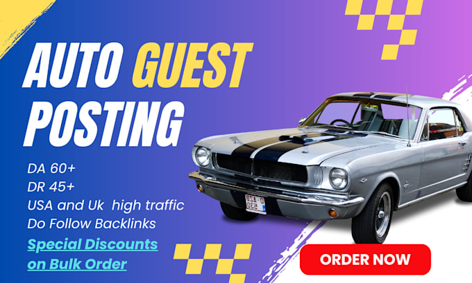 publish guest post on automotive blogs