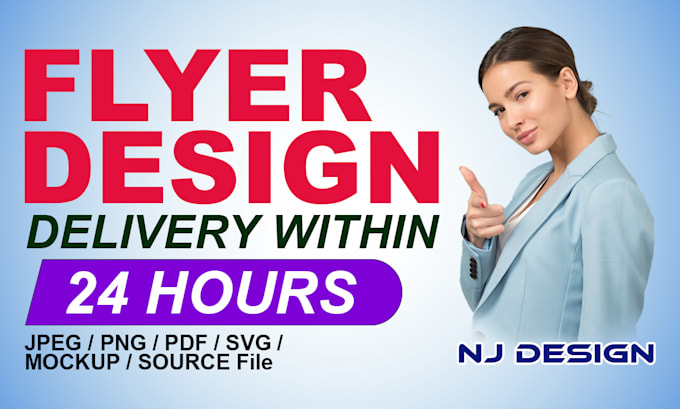 trendy business flyer design
