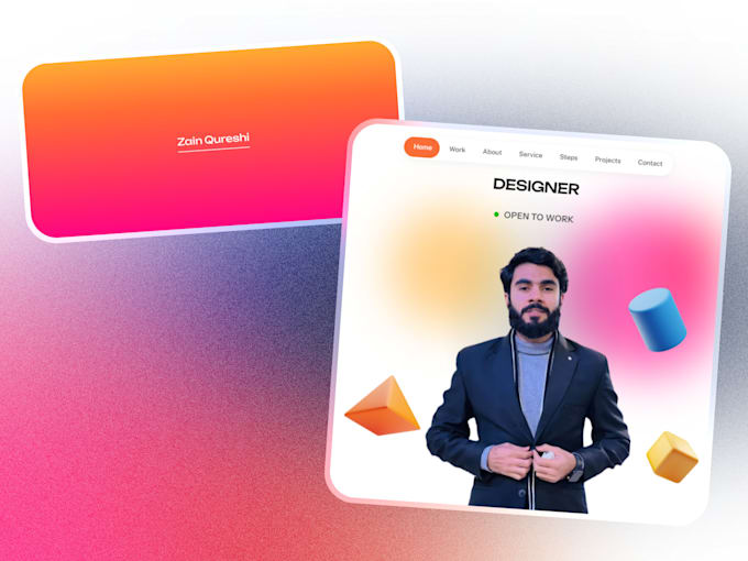 design or redesign animated and professional website framer