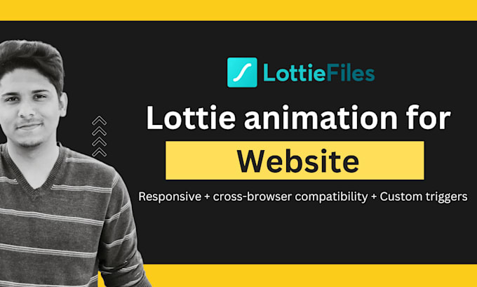 add lottie animation to the website