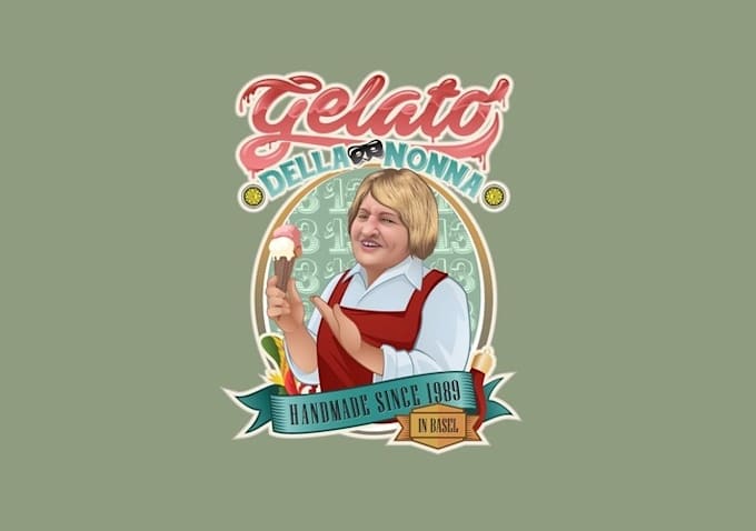 design awesome ice cream logo
