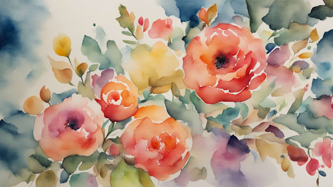 design and paint watercolor illustrations