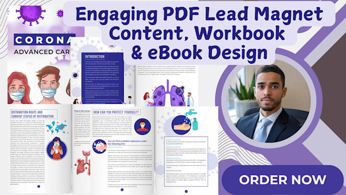 create engaging PDF lead magnet content, PDF lead magnet design, workbook, ebook