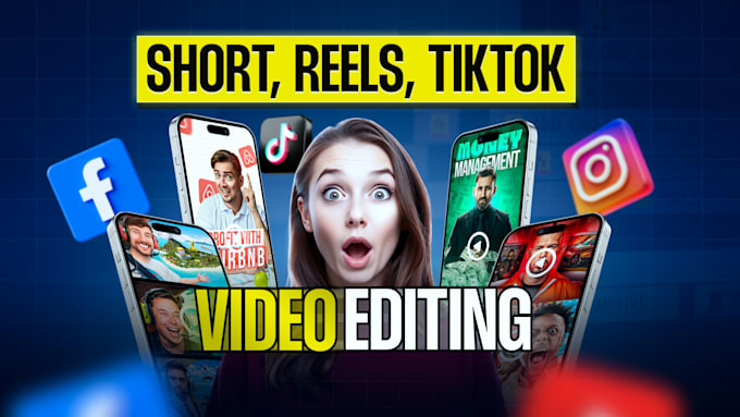 be short video editor, tik tok editor, instagram reels, youtube shorts video