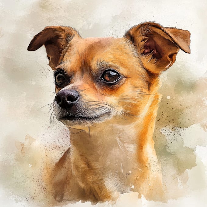 do pet portrait or pet illustration in tattoo style