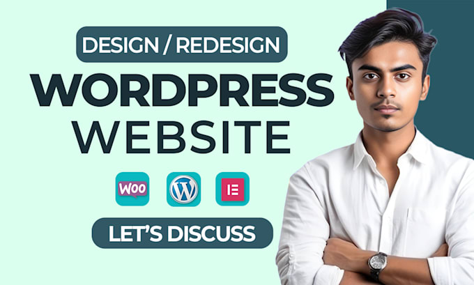 design redesign wordpress website, website development as a full stack developer