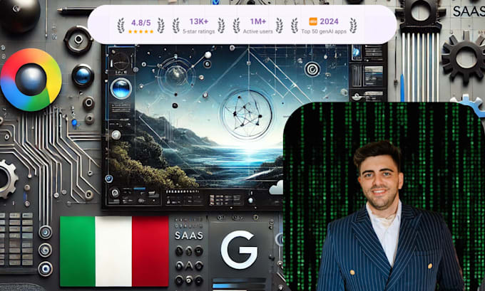 develop a high end saas web app by italian former google dev