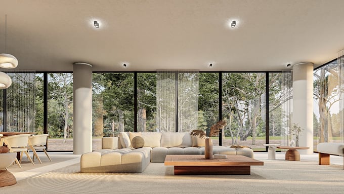 do interior, exterior house design architecture 3d sketchup model and rendering