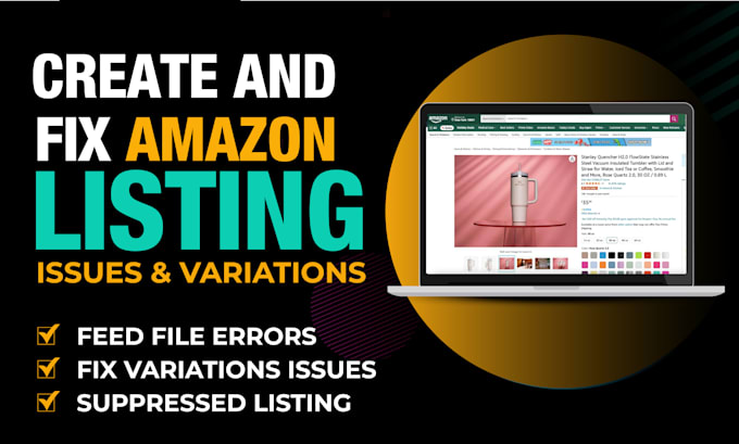 create amazon fba product listing variation or fix listing error