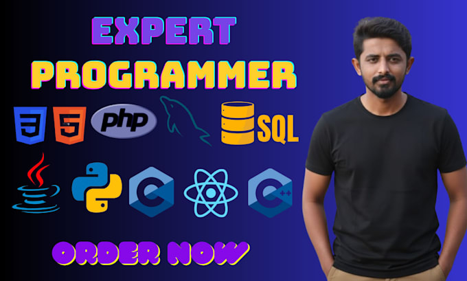 script java python bot c sql database coding programming project developer coder