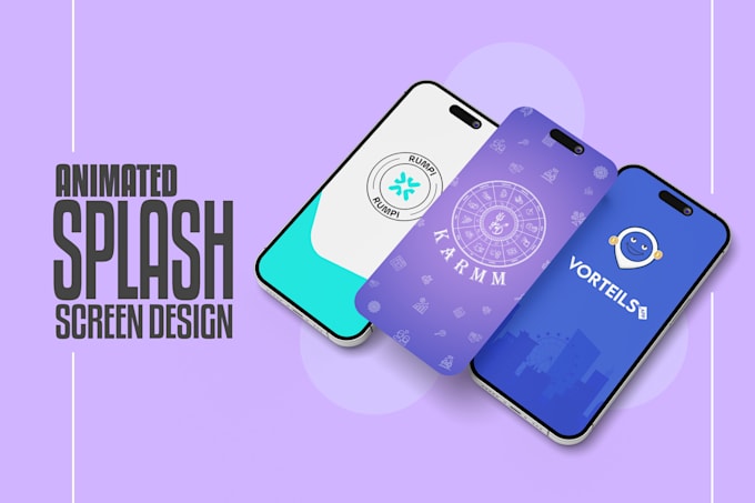 Design an awesome animated splash screen for your mobile app by Emyteck ...