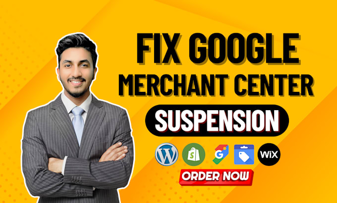 fix google merchant center suspension