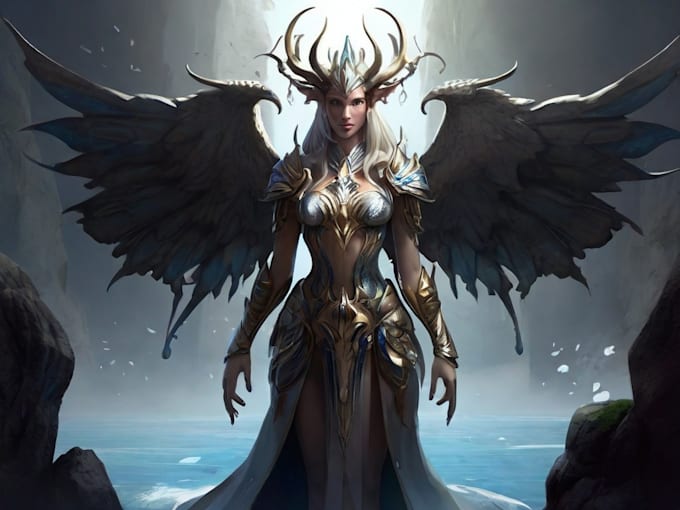 illustrate fantasy art creatures and characters