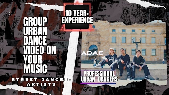 create group urban dance video on your song