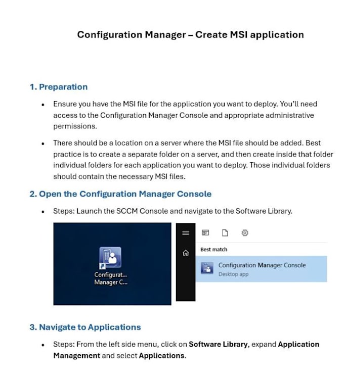create sccm and intune guides