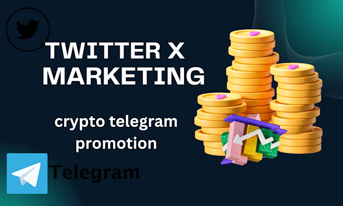 do crypto twitter x marketing, crypto telegram promotion