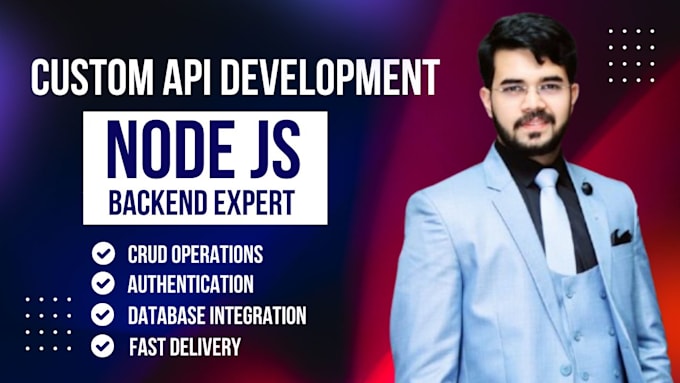 be your node js developer for developing apis and backend