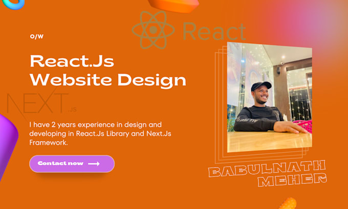 Professional react js website design by M_babulnath | Fiverr