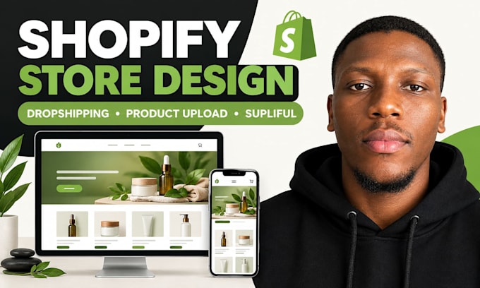 do shopify store design shopify website development  dropshipping store supliful