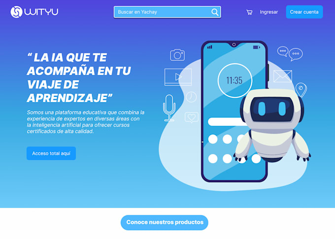 create a chat ai or ai aplication