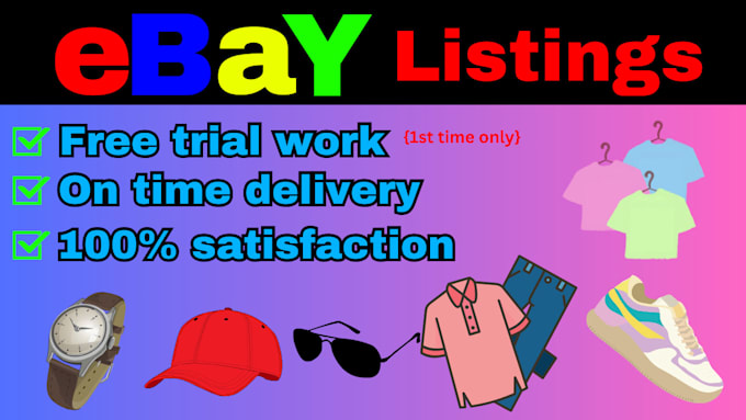 do ebay product listing, ebay listing, ebay lister, ebay product upload