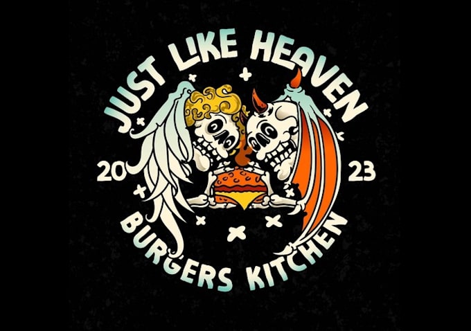design awesome burger kitchen logo