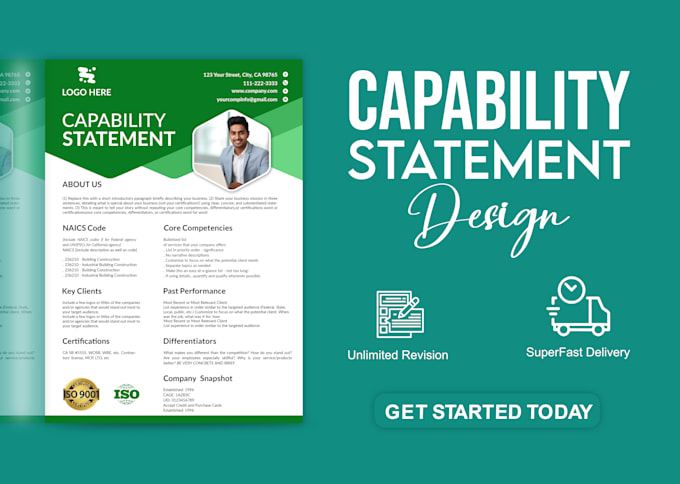 design professional government capability statements to elevate your brand