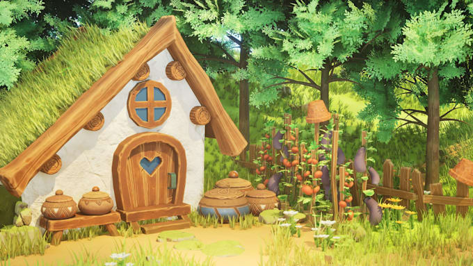 create 3d stylized assets or props for your game