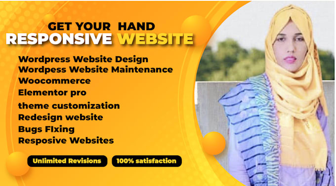 do wordpress maintenance, design, redesign update and support website